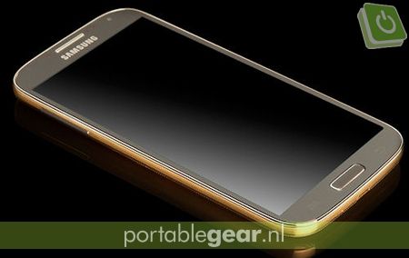 Gouden uitvoering Samsung Galaxy S4 van Goldgenie