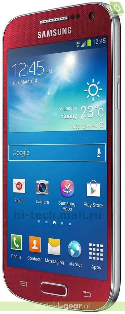 Samsung Galaxy S4 mini rood
