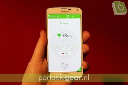 Samsung Galaxy S5 - S Health (bron: pocket-lint.com)
