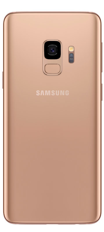 Samsung Galaxy S9 Sunrise Gold achterkant