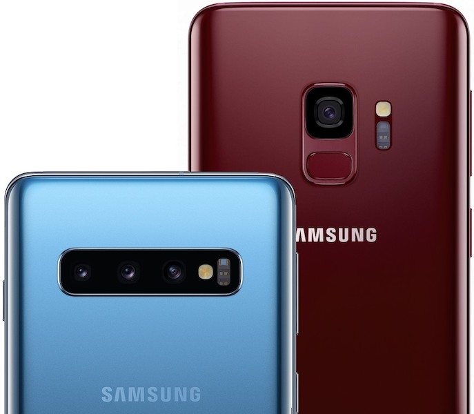 Samsung Galaxy S9 camera (achter) versus Galaxy S10 camera (voor)