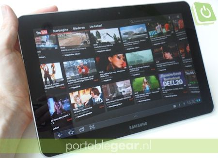 Samsung Galaxy Tab 10.1: YouTube