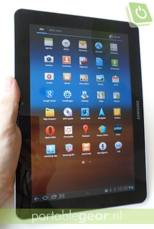 Samsung Galaxy Tab 10.1: app-overzicht