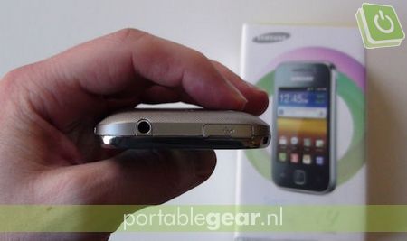 Samsung Galaxy Y (S5360): 3,5mm jackplug