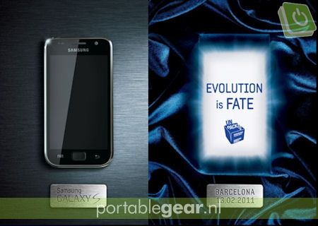 De opvolger van de Samsung Galaxy S komt 13 februari 2011
De opvolger van de Samsung Galaxy S komt 13 februari 2011