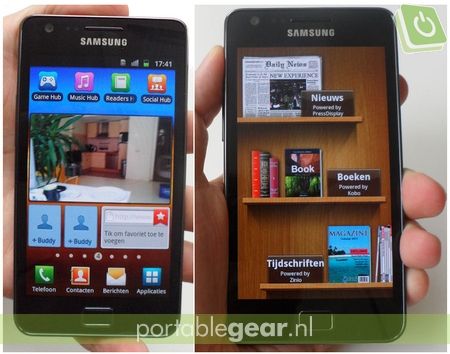 Samsung Galaxy S II: Samsung Hubs & Reader
