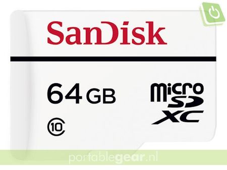 SanDiskHigh Endurance microSDXC-geheugenkaart
