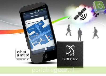 SiRFstar V-chip: verbeterde indoor-GPS-chip voor smartphones
