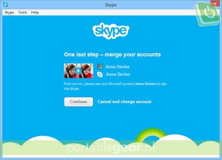 Skype en Messenger samenvoegen