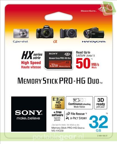 Sony Memory Stick PRO-HG Duo HX
