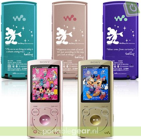 Sony Walkman NWZ-S760 Disney-editie
