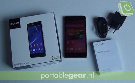 Sony Xperia Z2: leveringspakket
