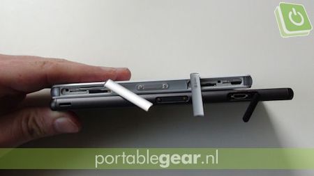 Sony Xperia Z3/Z3 Compact: plastic afsluitklepjes voor aansluitingen