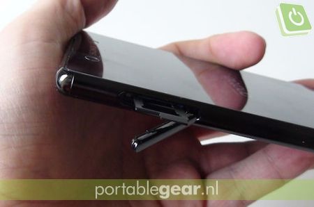 Sony Xperia Z3+: microSD-kaartslot