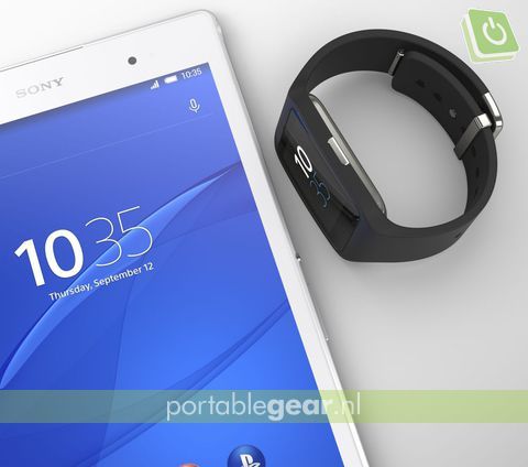 Sony Xperia Z3 Tablet Compact met SmartWatch 3
