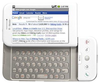 T-Mobile HTC G1
T-Mobile HTC G1