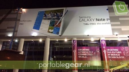 Samsung Galaxy Note Pro / Tab Pro-banners (via Android Central)