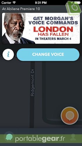 Morgan Freeman als navigatiestem bij Waze
