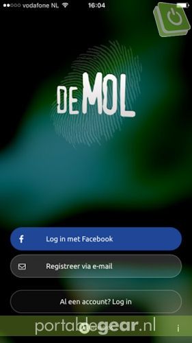 Wie is de Mol?-app voor iPhone 
