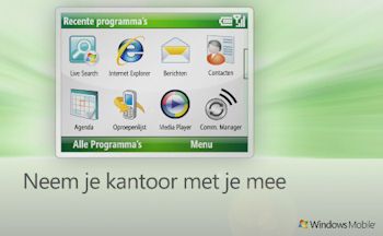 Windows Mobile Zakelijk
Windows Mobile Zakelijk