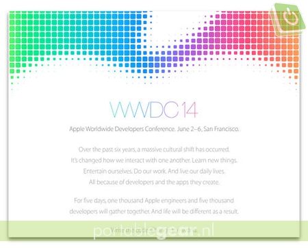 Apple WWDC 2014 uitnodiging