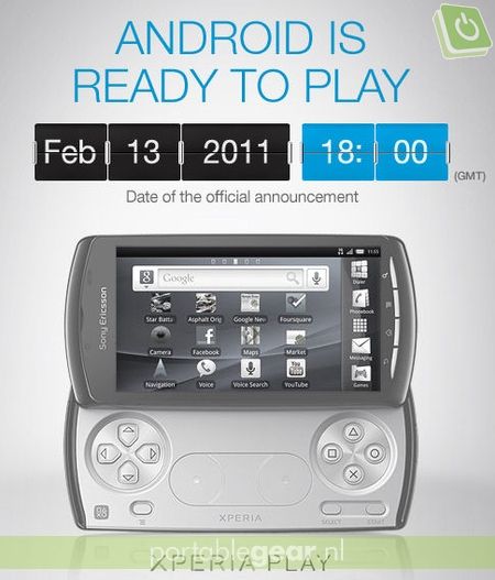 Sony Ericsson XPERIA Play vooraankondiging